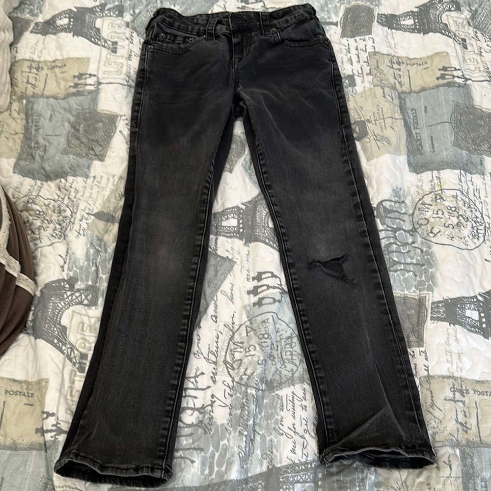 ❤️Bundle BUY 3 GET 15% OFF❤️True Religion Black Straight-Leg Jeans